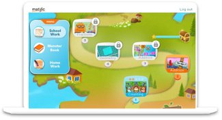 Matific online mathematics user journey map that guides students through the school curriculum
